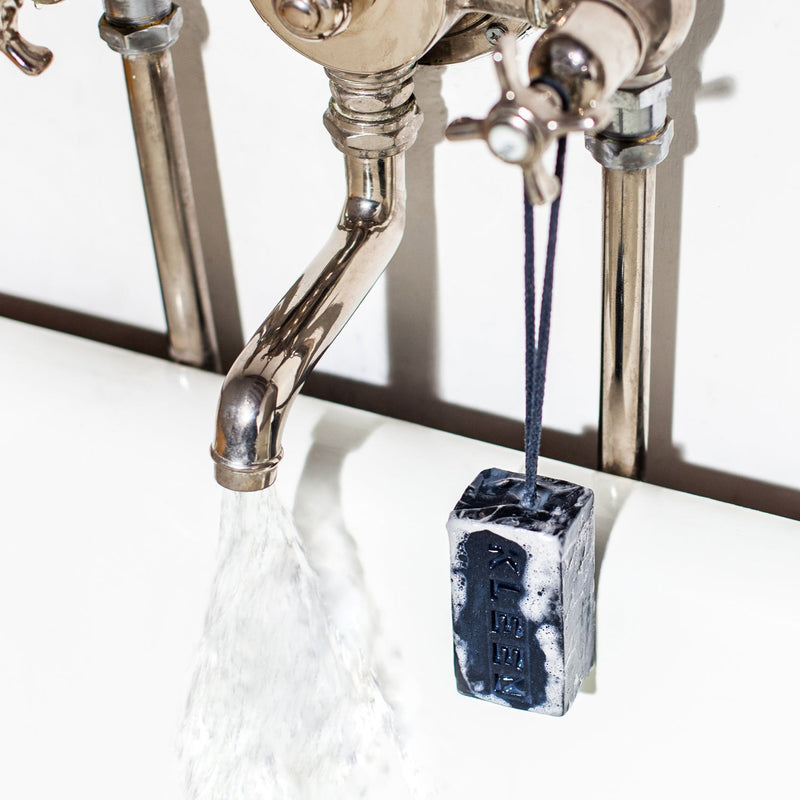 Blue Velvet soap on a rope