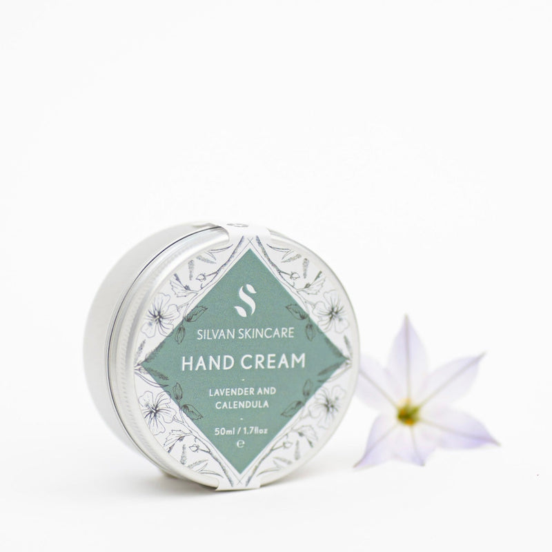 Vegan lavender and calendula hand cream Silvan Skincare