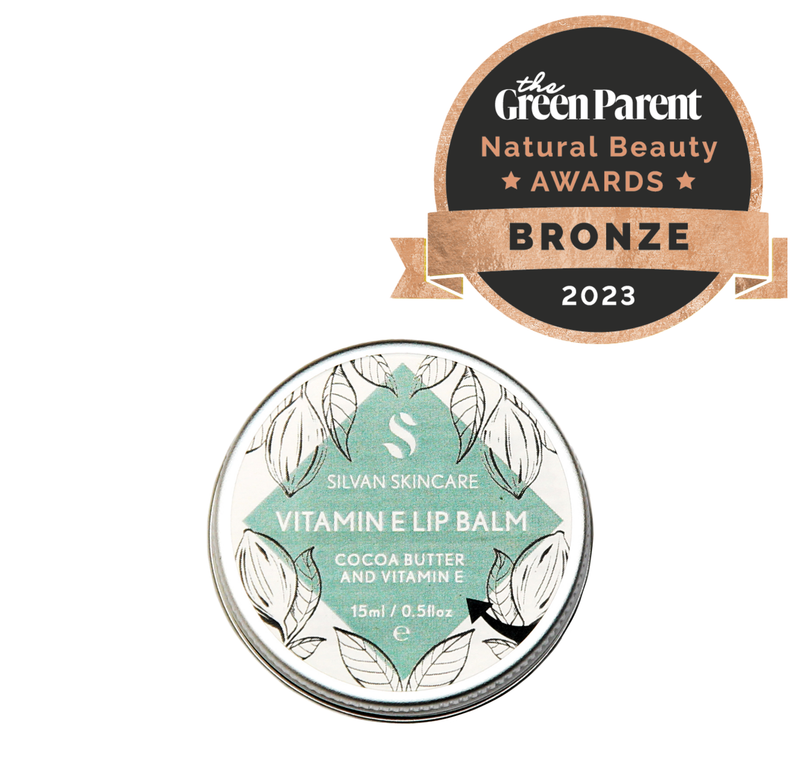 Vegan Vitamin E Lip Balm Extra Gentle Skincare Routine for Sensitive Skin