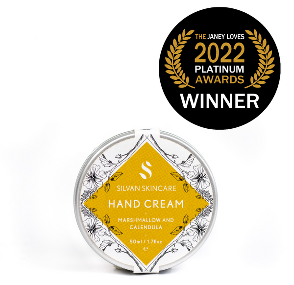 Silvan Skincare hand cream Platinum Award winner 2022
