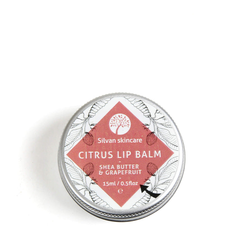 Silvan Skincare Citrus Vegan Lip Balm 100% natural ingredients, cruelty-free and vegan