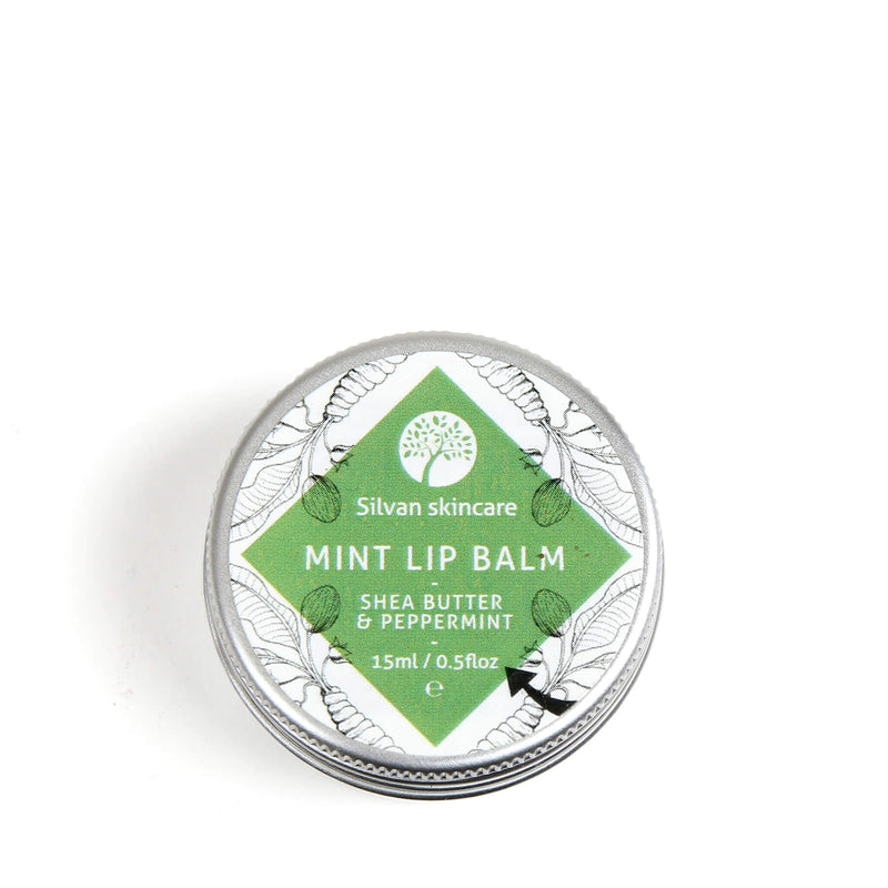 Silvan Skincare Mint Lip Balm with all natural, vegan ingredients