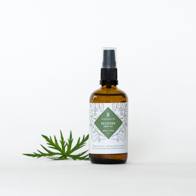 Vegan Recover Body Oil post workout gym
